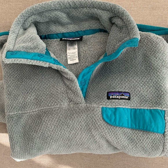 Re-Tool Snap-T Fleece Pullover - Grey/Blue - Picture 5 of 5